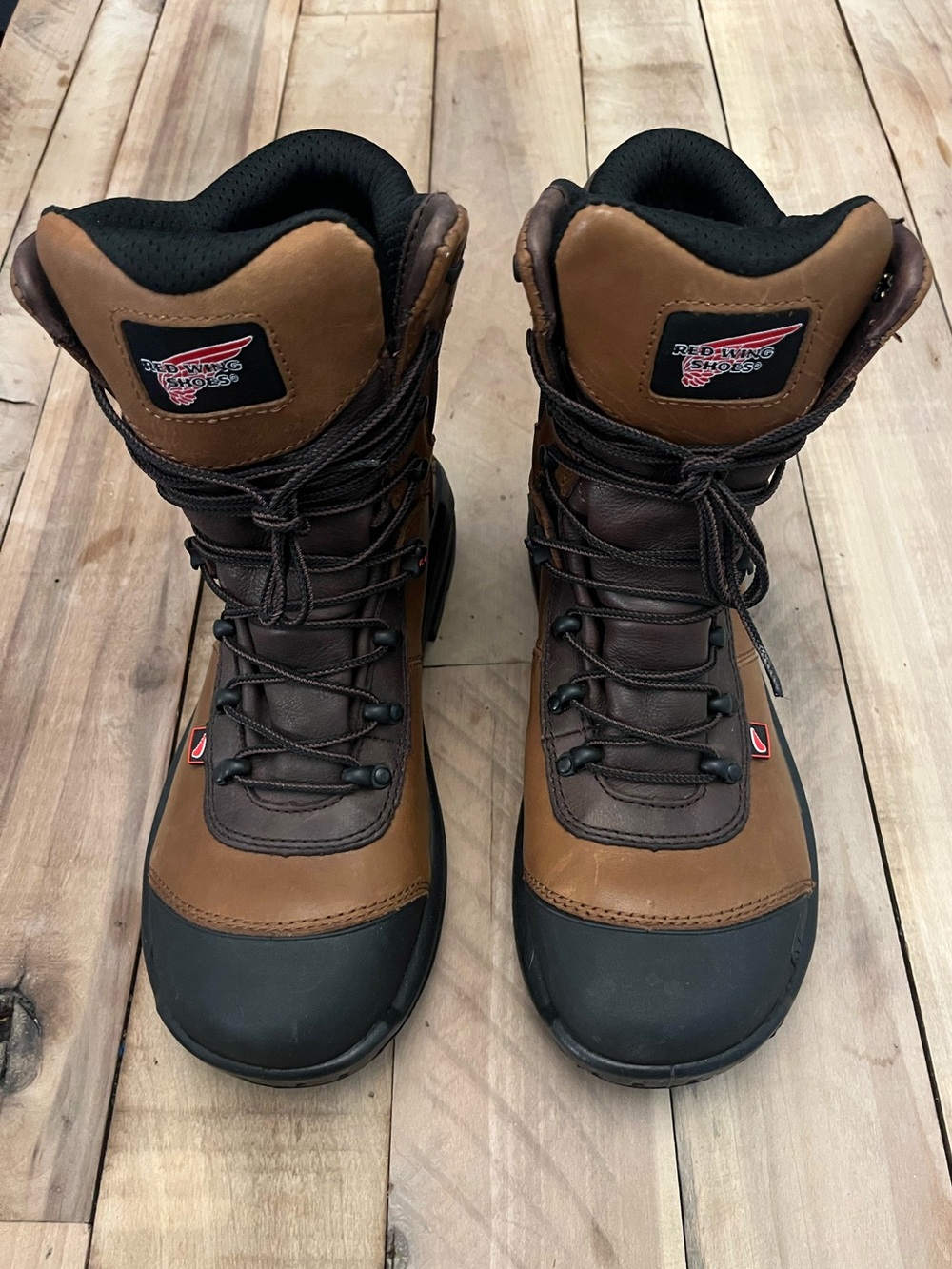 Red Wing 2438 Men’s Brown Leather Waterproof Work Boots Size 7